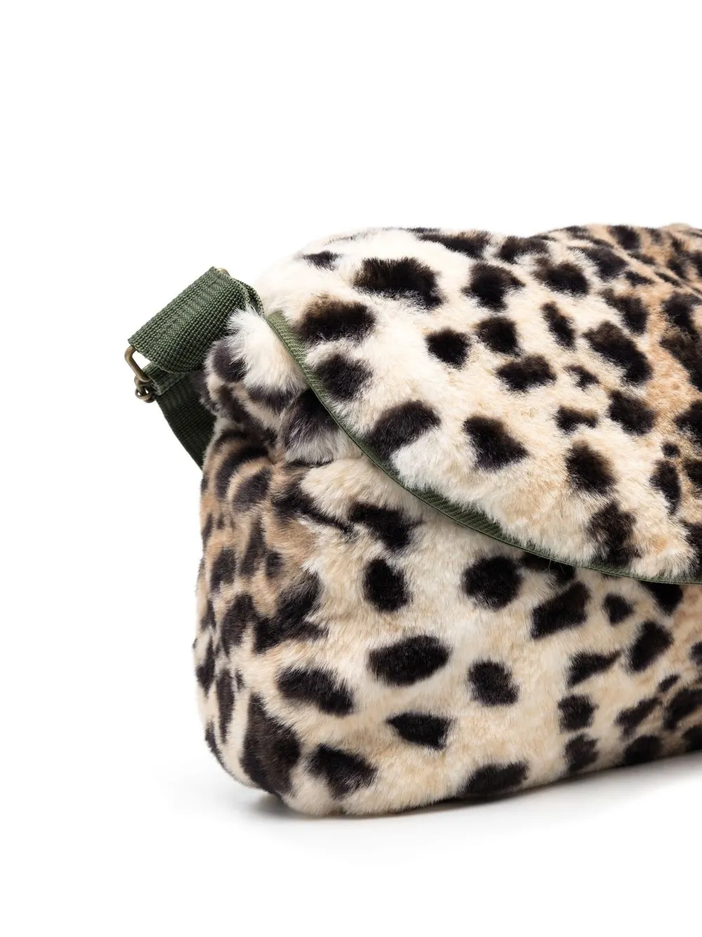 Bellerose Schoudertas met luipaardprint - Beige