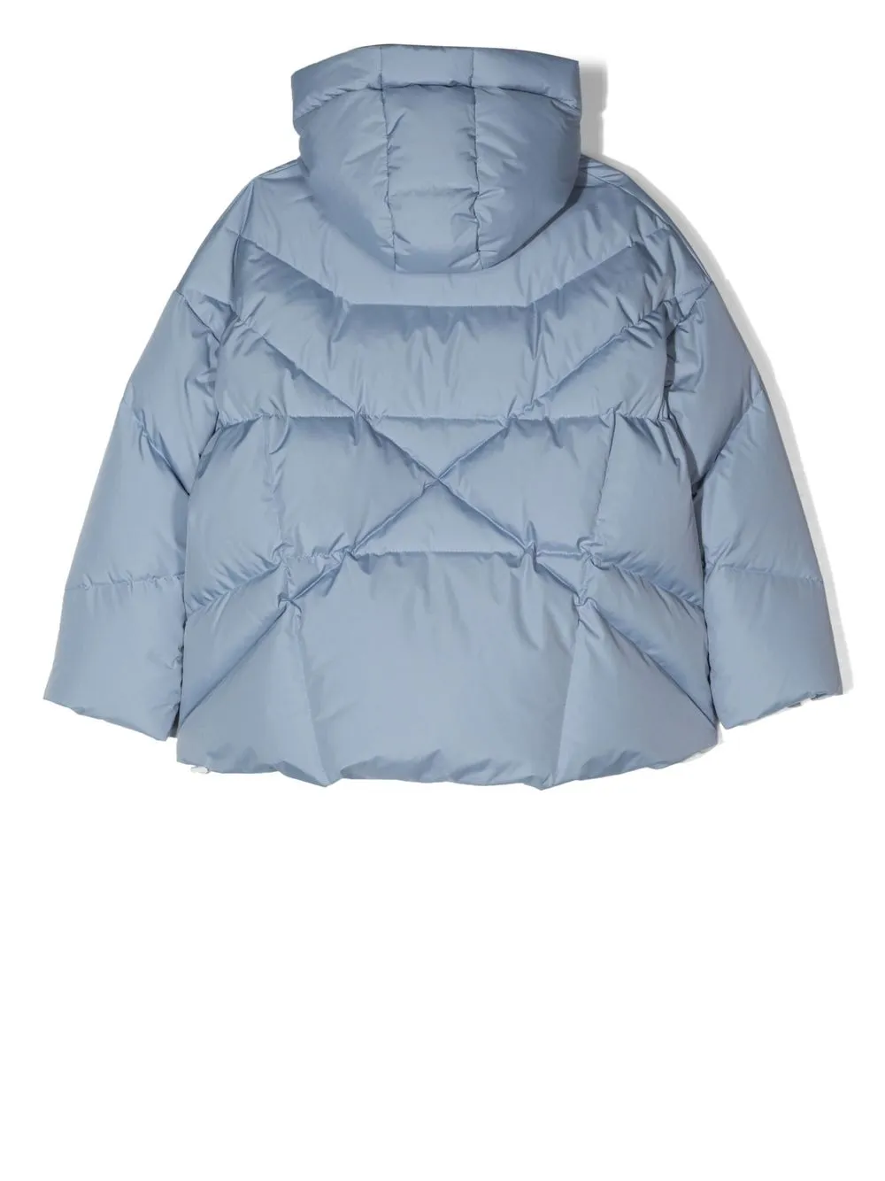 Khrisjoy Kids Donsjack met veren - Blauw