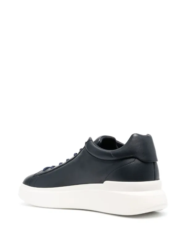スニーカー HOGAN H580 leather sneakers Sneakers Hogan H580 BLACK for Man HXM5800DV42Q3L715ZZ | Hogan