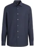 Zegna long-sleeve dress shirt - Blue