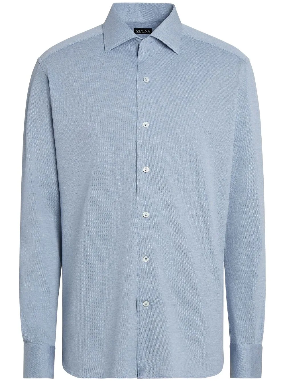 

Zegna cotton jersey shirt - Blue