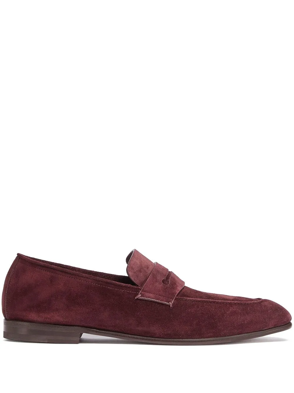 

Zegna mocasines de gamuza - Rojo