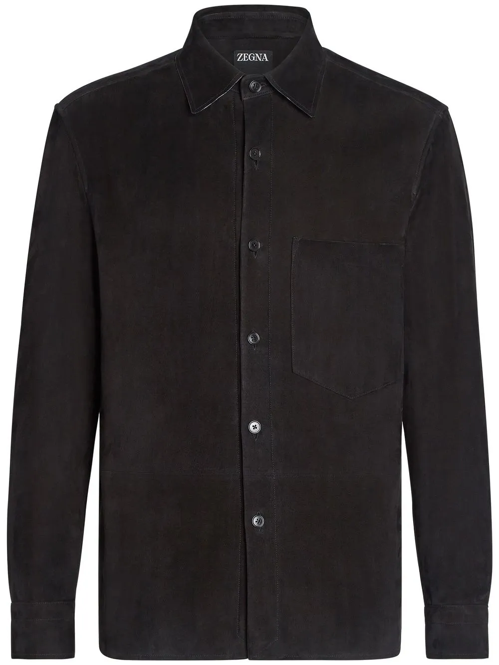 

Zegna camisa manga larga - Negro