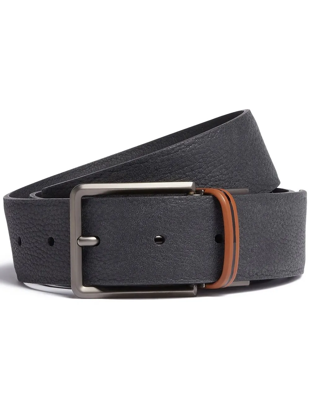 

Zegna grained leather belt - Black