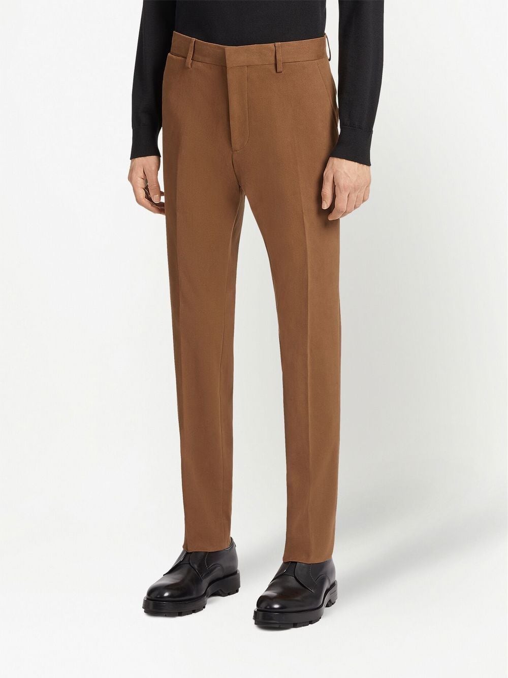 Zegna Slim-fit broek - Bruin