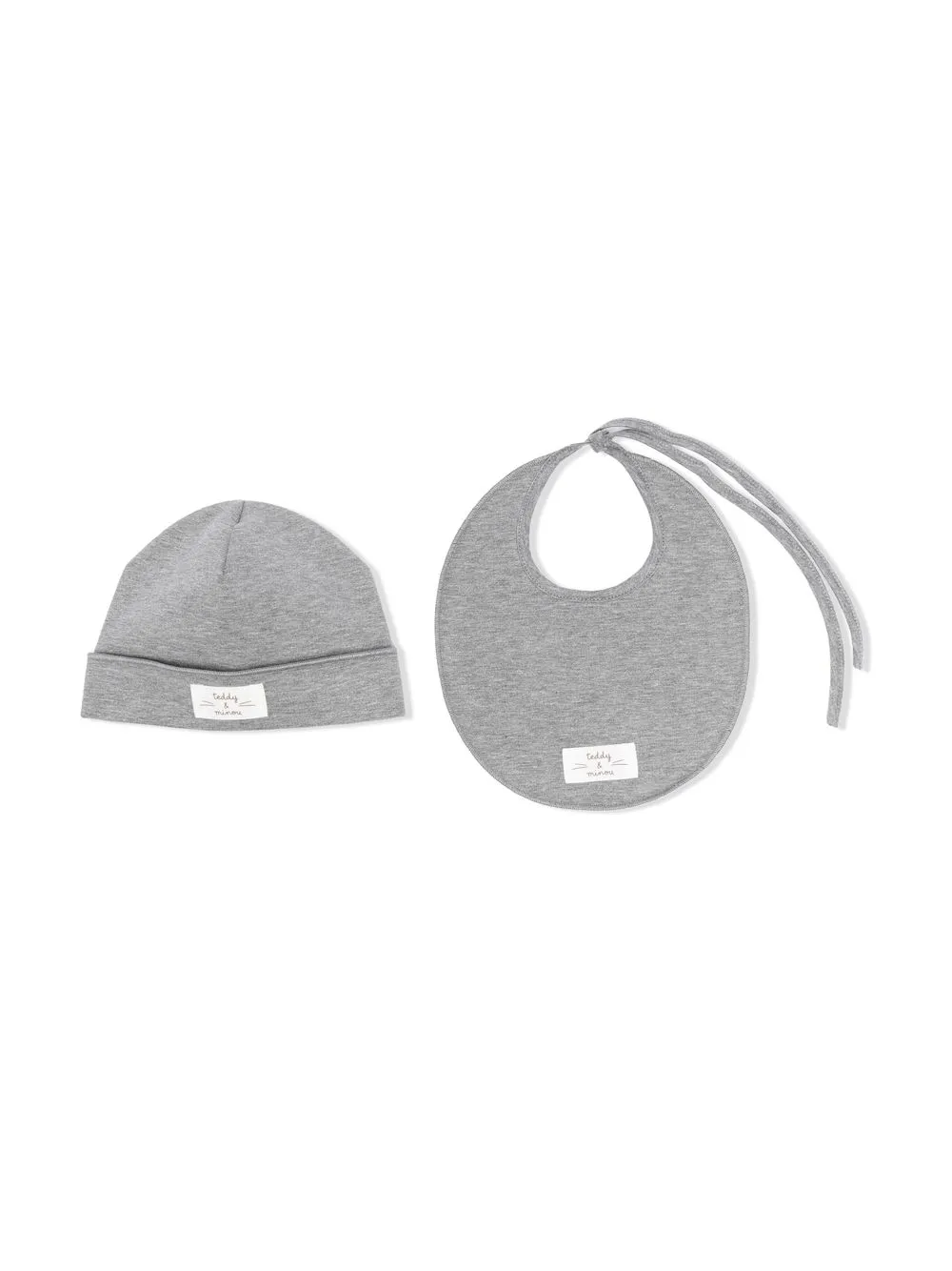 

TEDDY & MINOU set de dos piezas con parche del logo - Gris