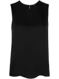 Theory sleeveless silk vest top - Black