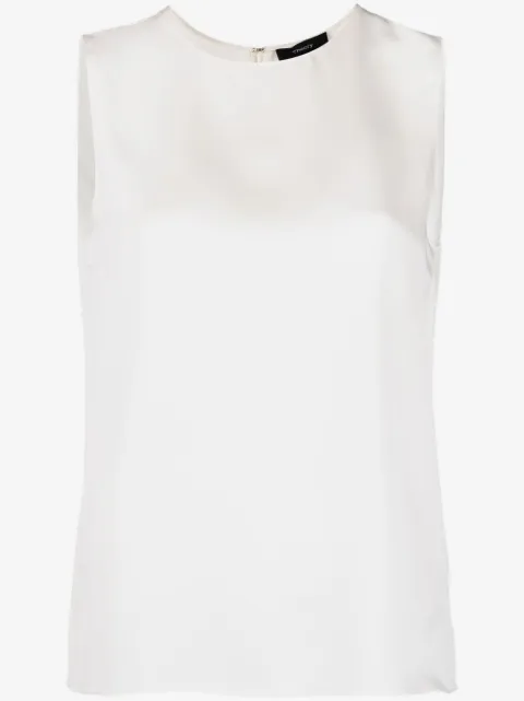 Theory silk sleeveless-vest