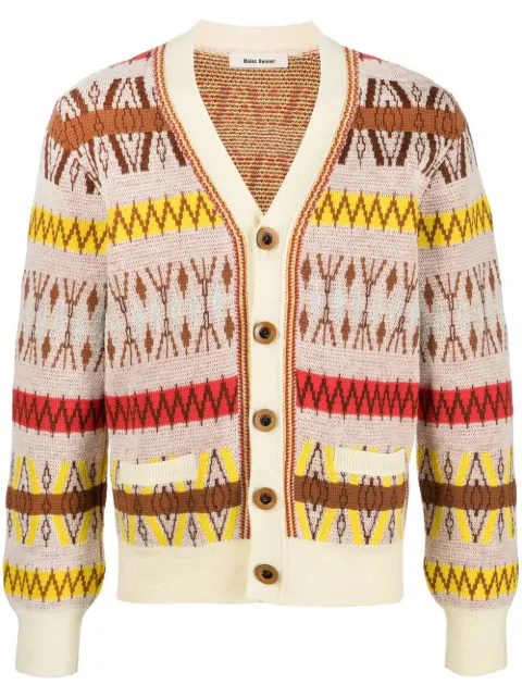 Wales Bonner Orchestra intarsia-knit cardigan