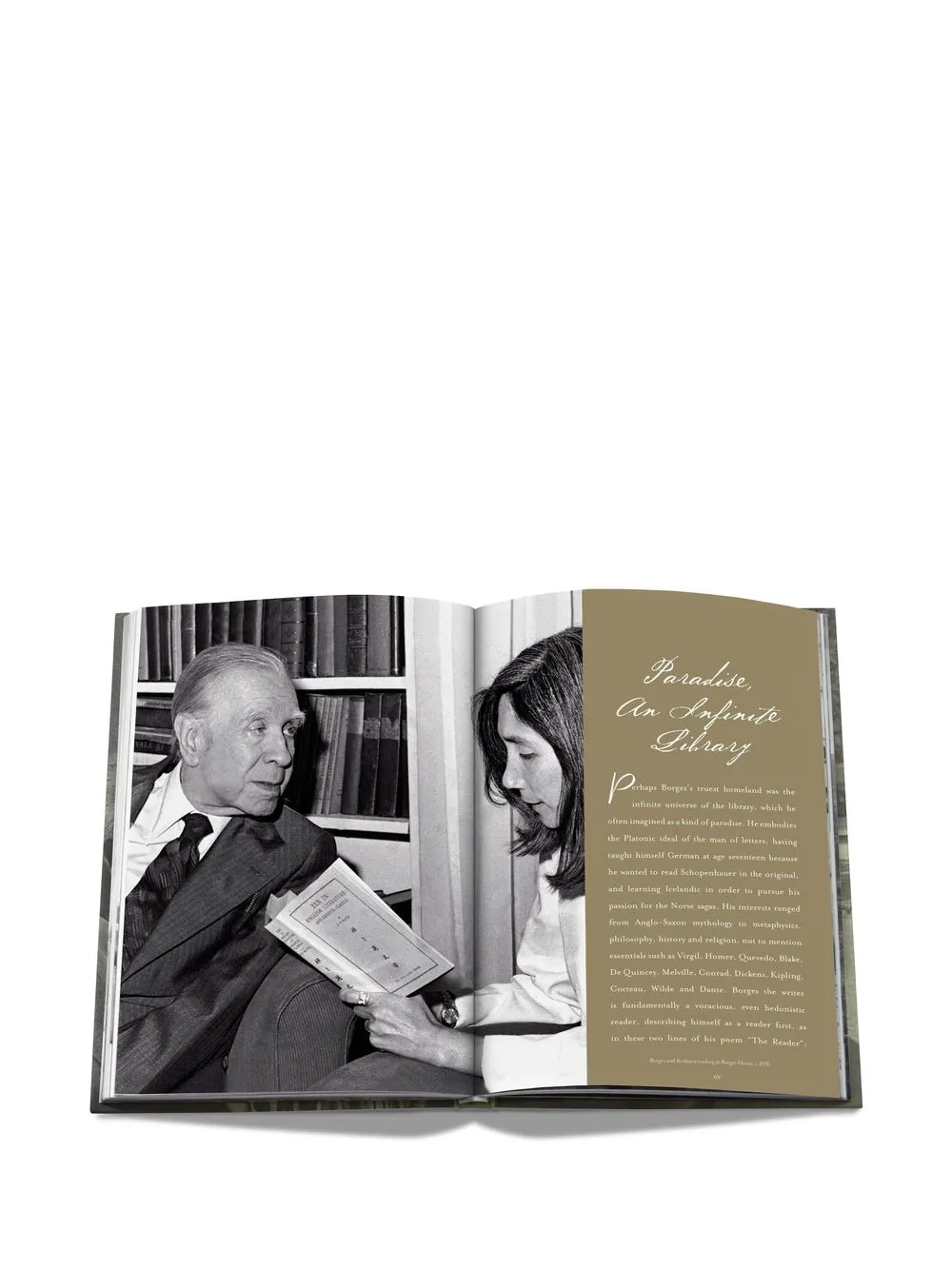  Assouline Jorge Luis Borges & María Kodama: The Infinite Encounter Buch   Grau 