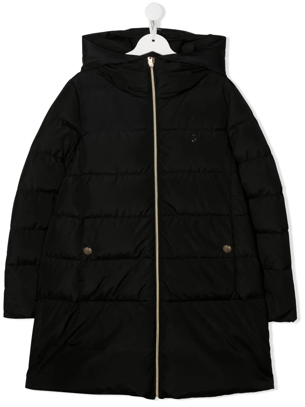 

Herno Kids parka con capucha - Negro