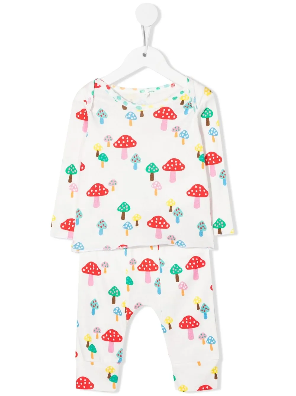 

Stella McCartney Kids toadstool-print pyjamas - White