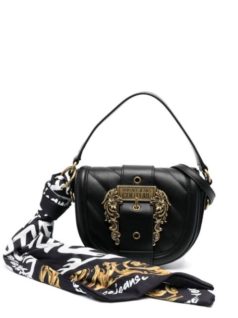 Versace Jeans Couture scarf-detail Barocco-buckle Tote Bag - Farfetch