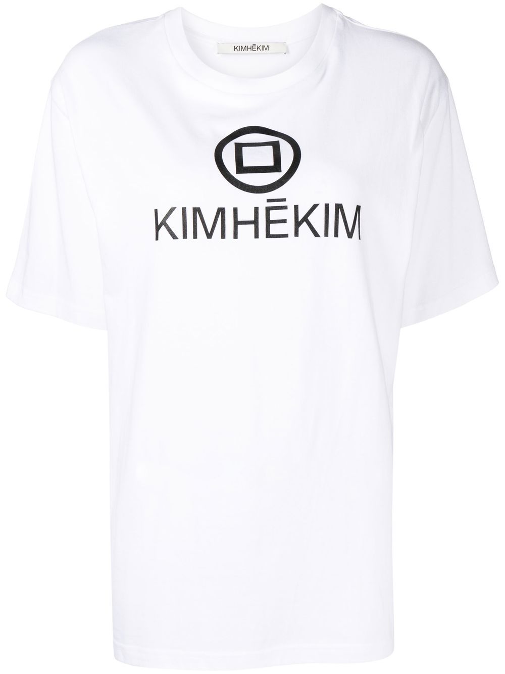 

Kimhekim playera con logo estampado - Blanco