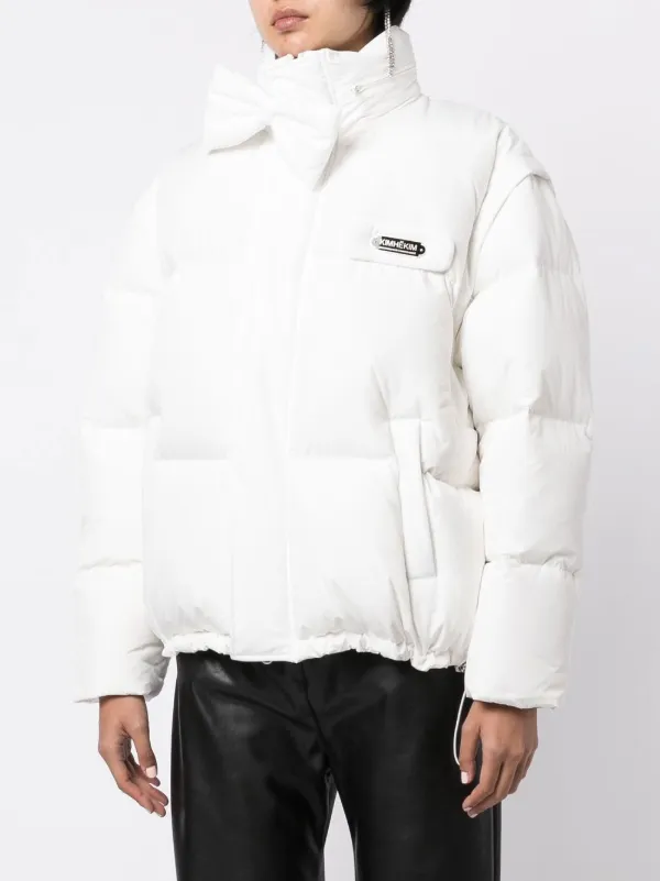 Kimhekim logo-patch Puffer Jacket - Farfetch