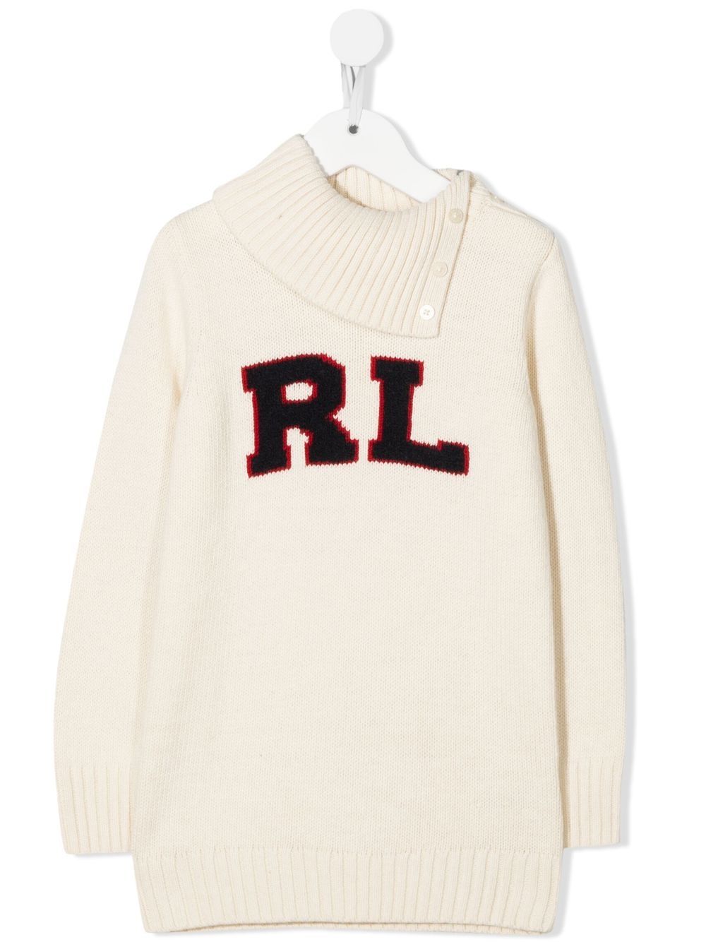 

Ralph Lauren Kids suéter con cuello vuelto - Neutro