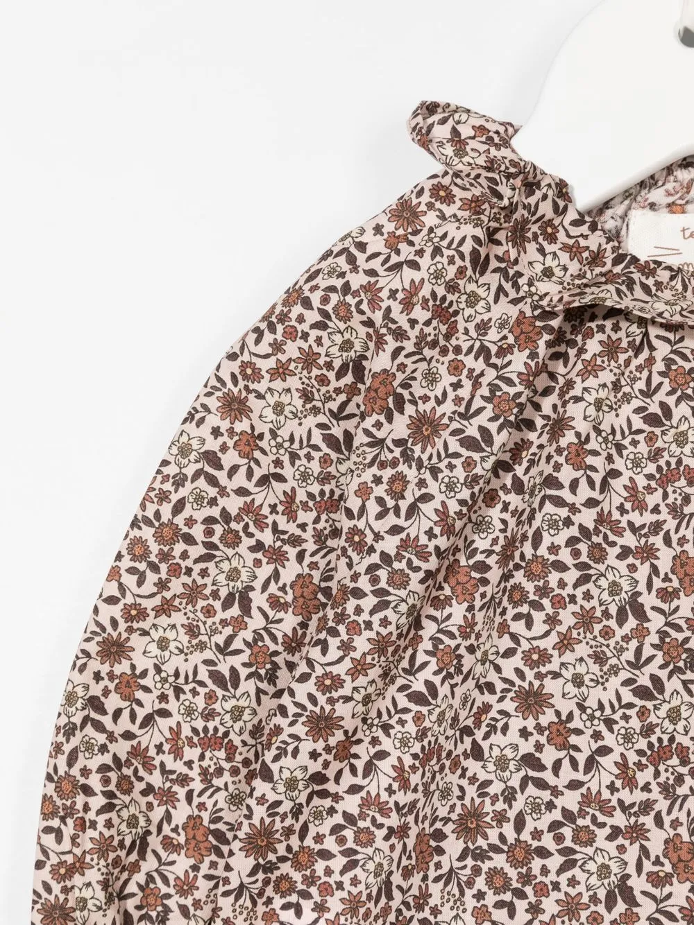 TEDDY & MINOU Gerüschte Bluse mit Blumen-Print | Tops | Image 3
