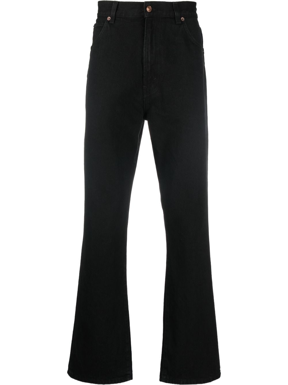 Shop Haikure Mid-rise Bootcut Jeans In Black