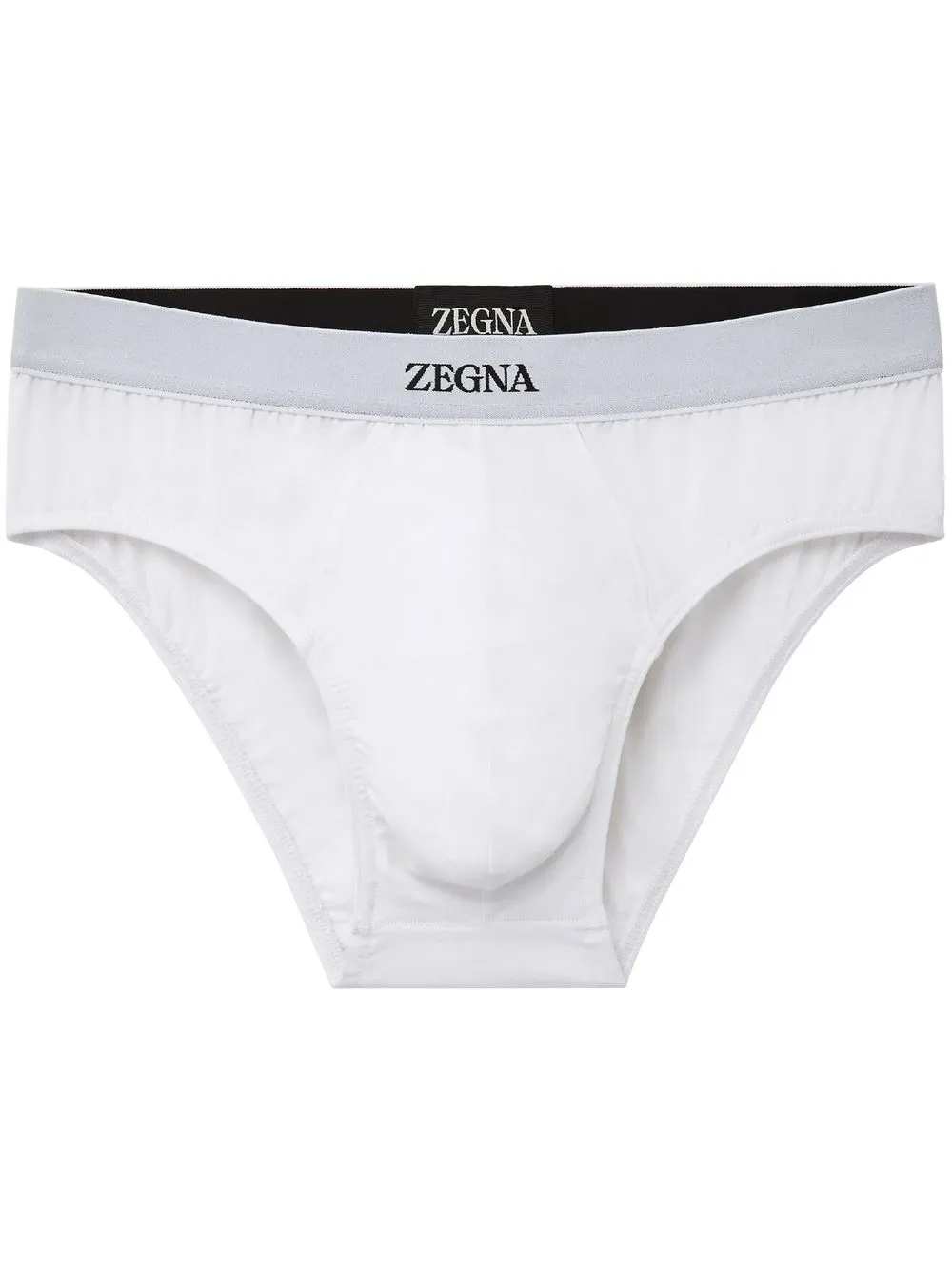 

Zegna rop interior con logo estampado - Blanco