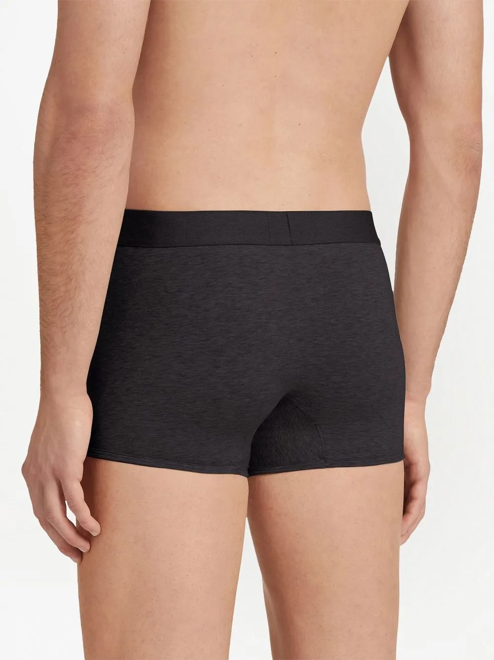  Zegna Shorts Mit Logo Bund   Schwarz 