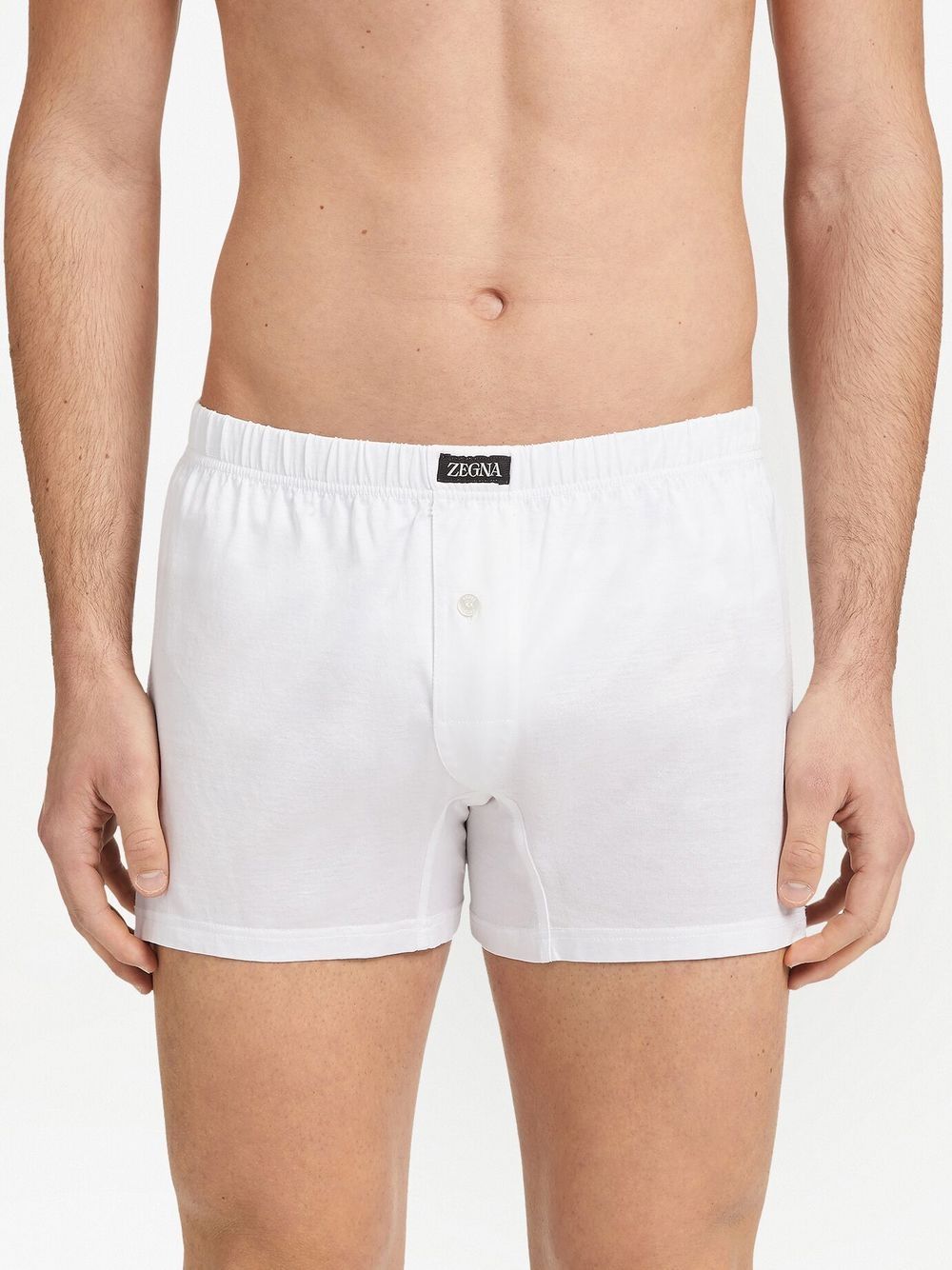 Zegna Slip met knopen - Wit