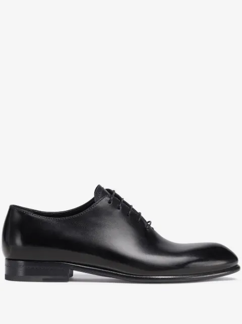 Zegna chaussures en cuir à lacets