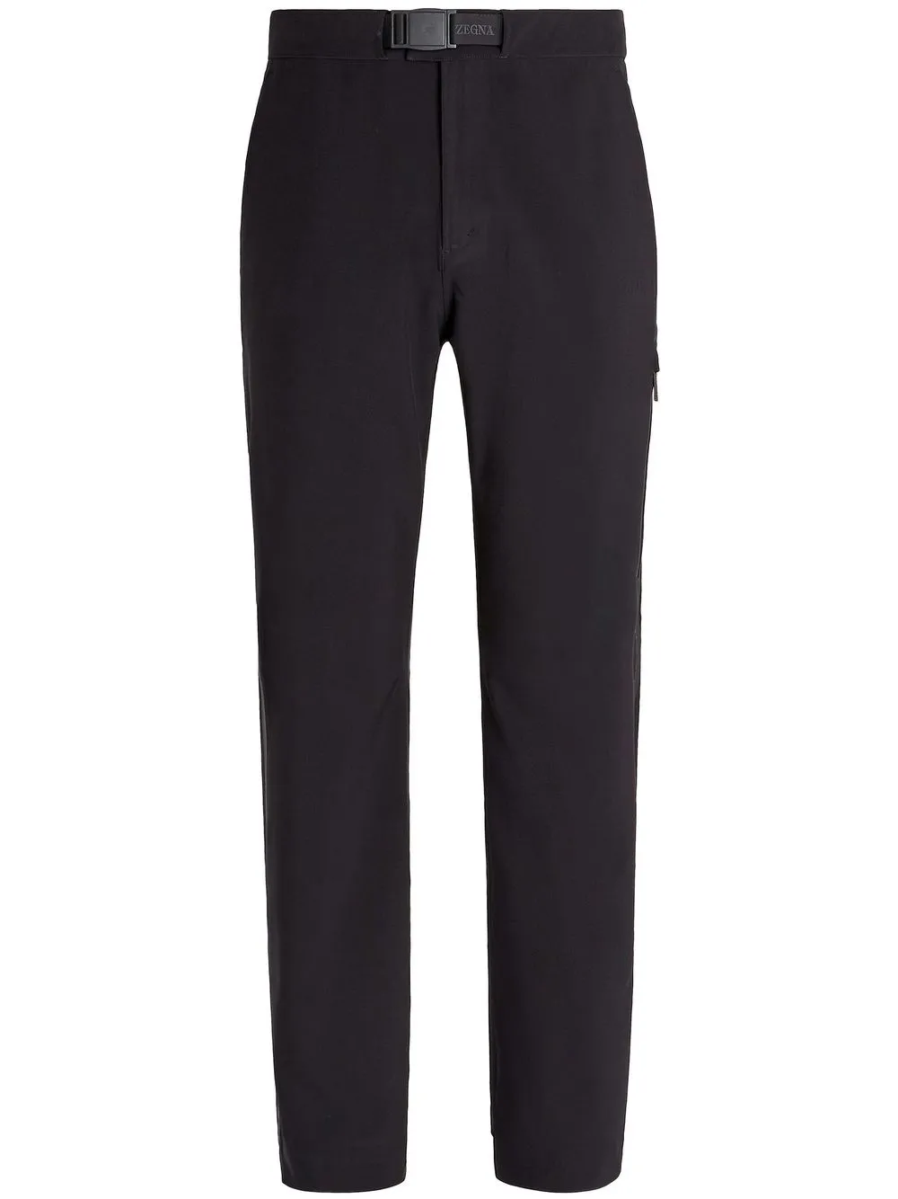 

Zegna pantalones con detalle de hebilla - Negro