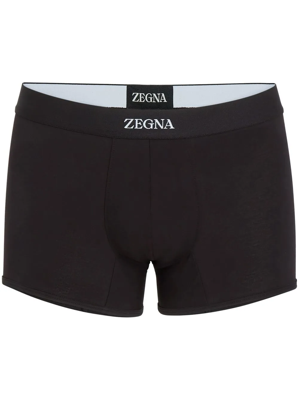 

Zegna calzones con parche del logo - Negro