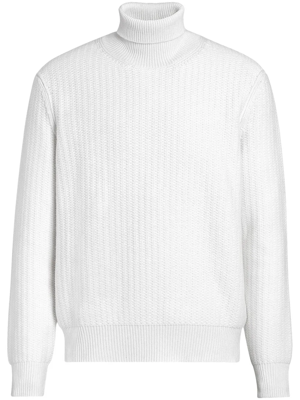 

Zegna Oasi roll neck cashmere jumper - White