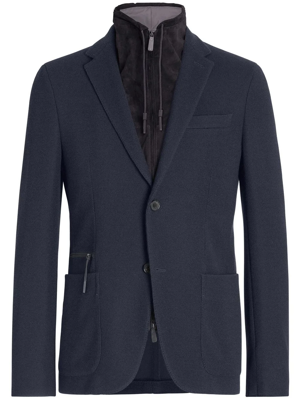 

Zegna blazer a capas con botones - Azul