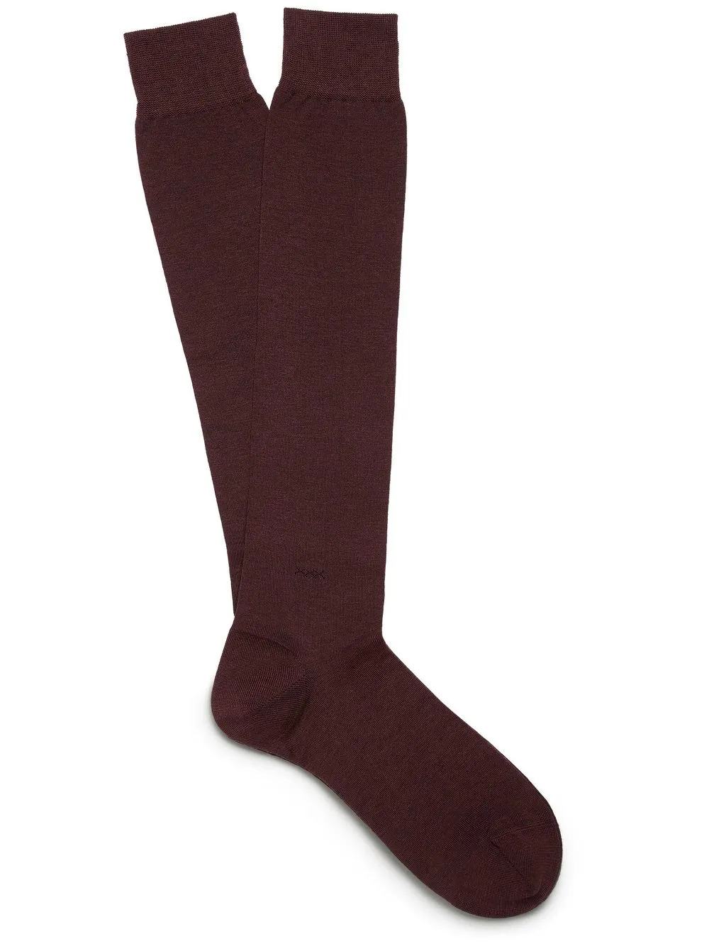 

Zegna calcetines por la rodilla bordados - Morado