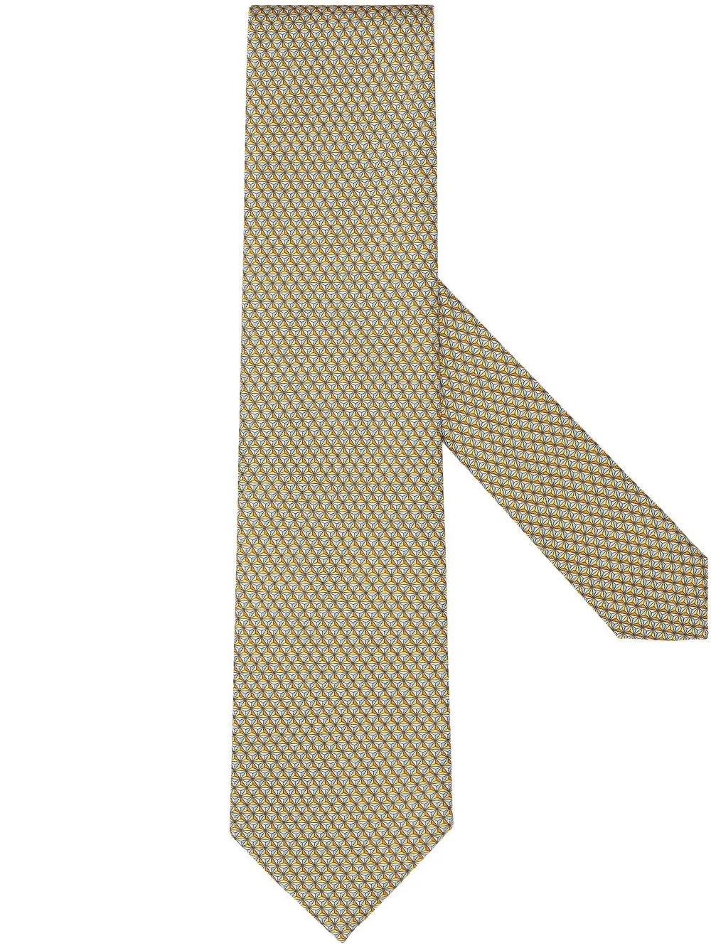 

Zegna corbata con estampado gráfico - Amarillo