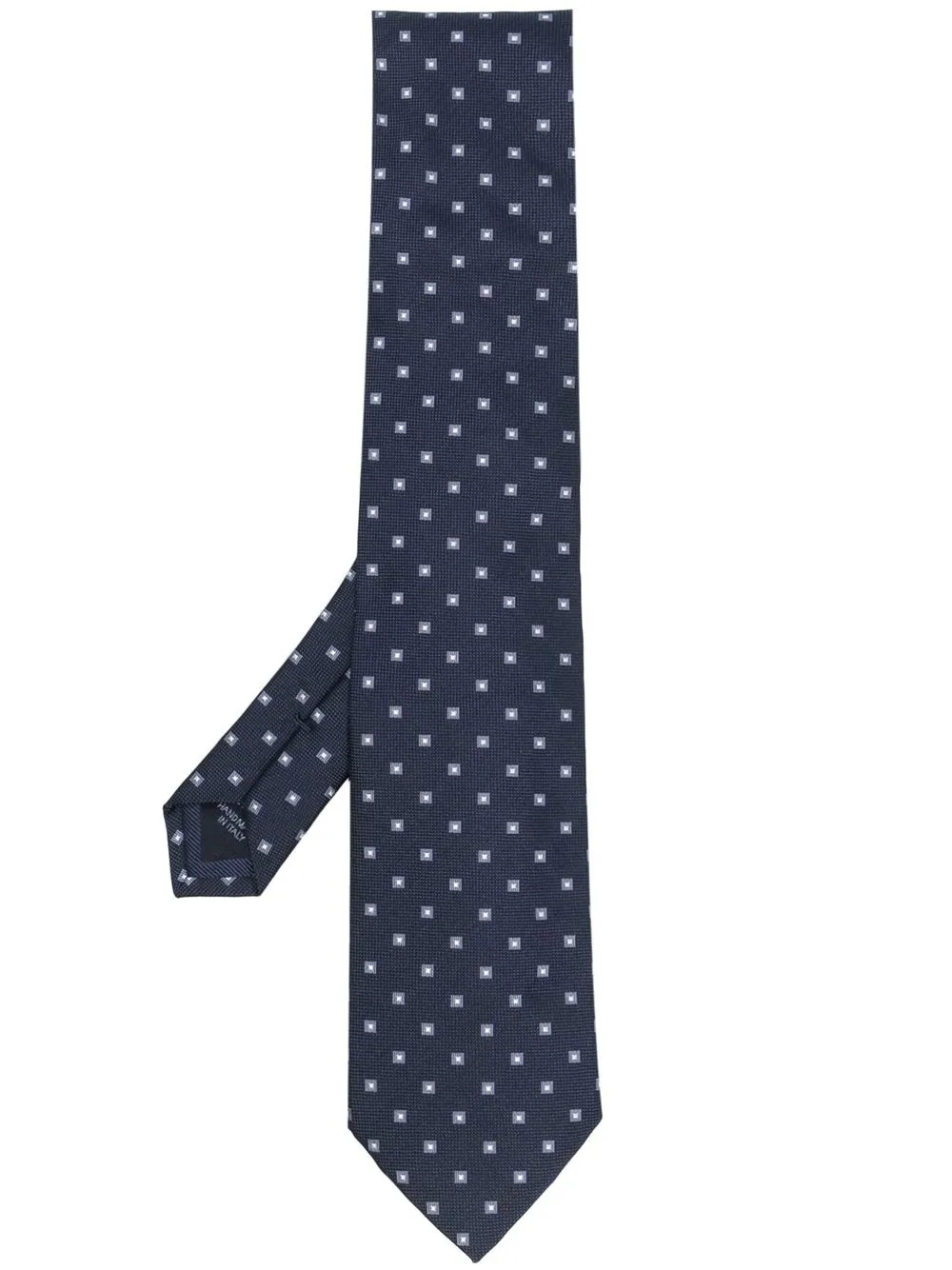 

Corneliani corbata de seda con motivo en jacquard - Azul