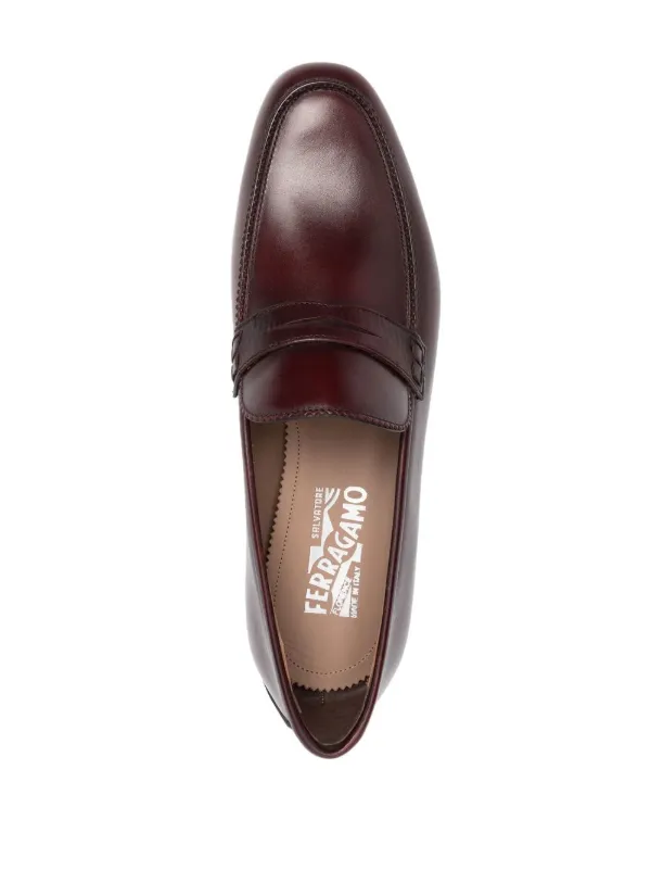 Ferragamo レザーローファー | レッド | FARFETCH JP