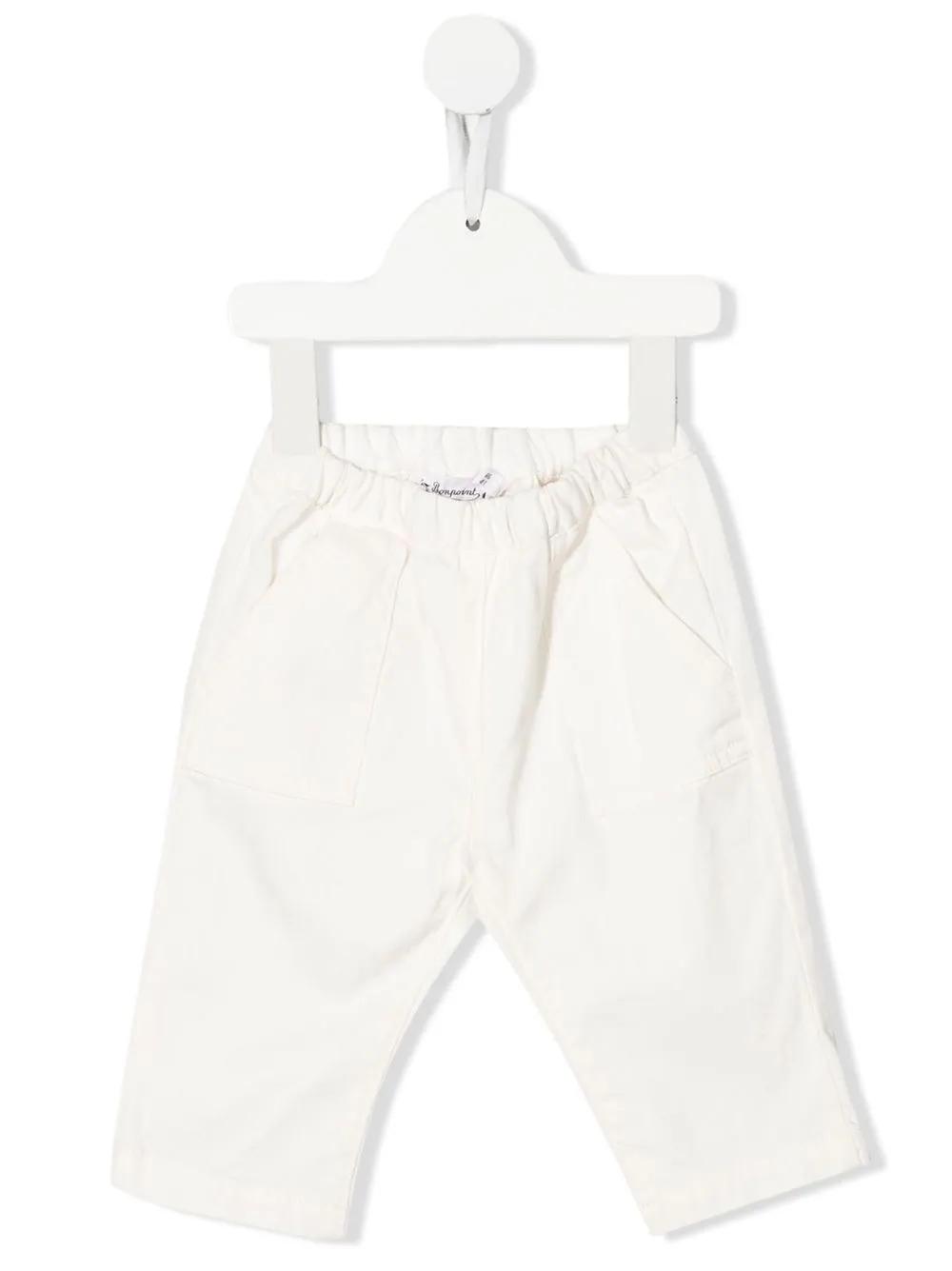 

Bonpoint elasticated-waist straight trousers - White