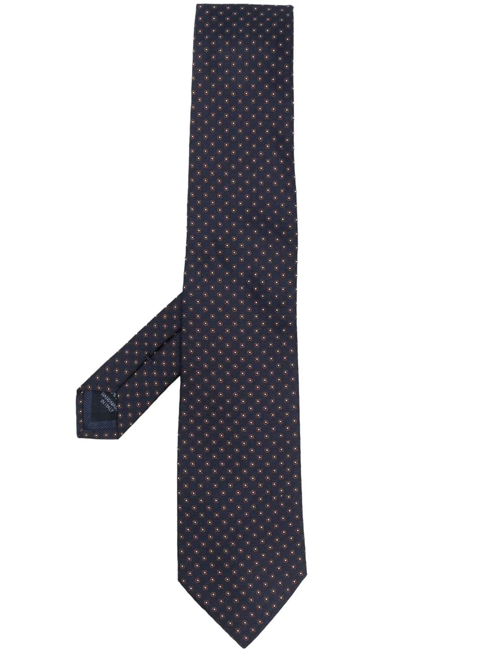 

Corneliani corbata de seda con motivo en jacquard - Azul