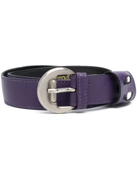 Versace Pre-Owned 1970s leather buckle belt