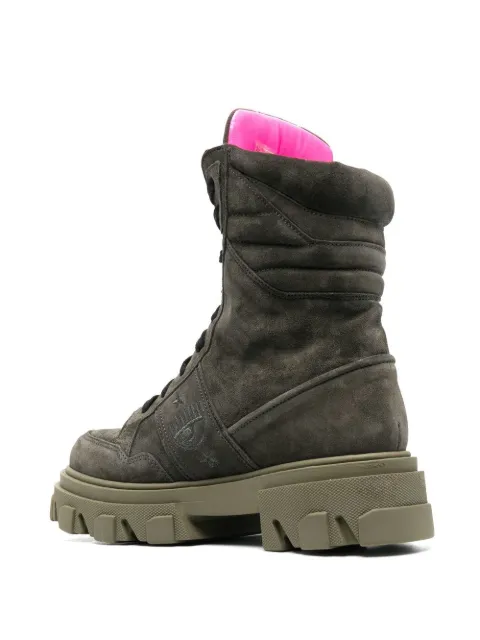 Chiara Ferragni chunky-soled lace-up boots CF3040 - 2