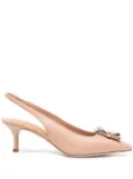 Ferragamo Willis 70mm pumps - Neutrals