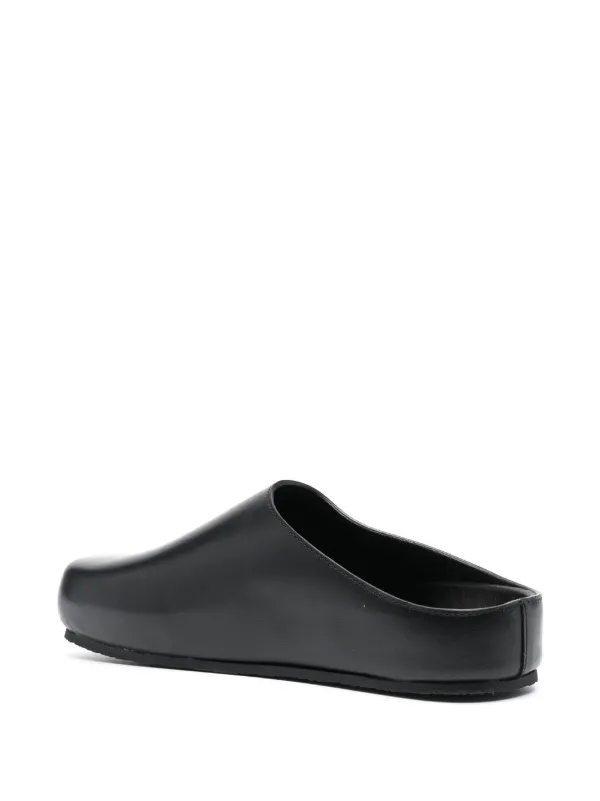 Studio Nicholson slip-on Leather Mules | Black | FARFETCH 