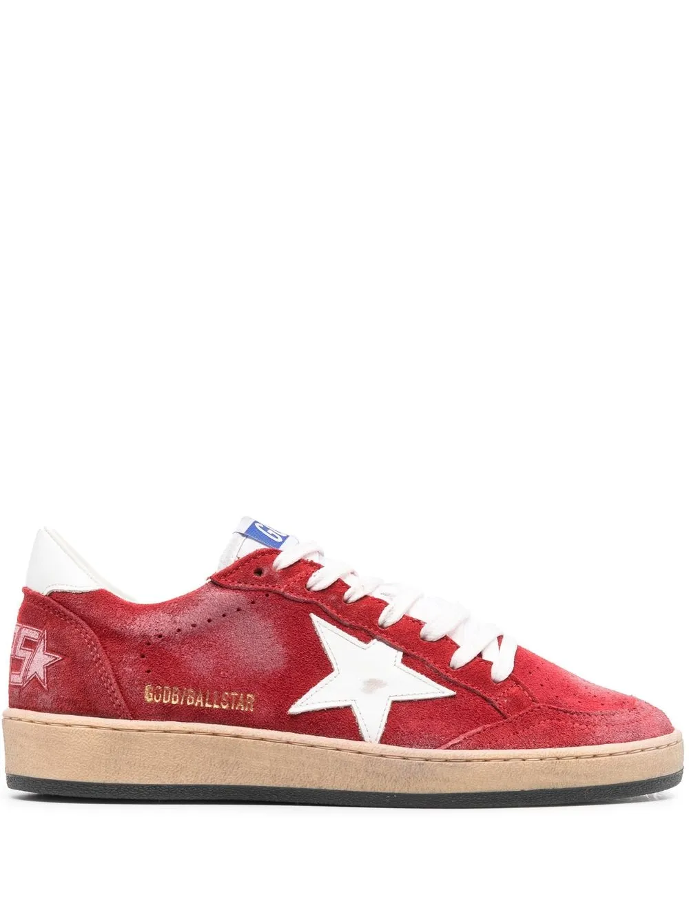 

Golden Goose tenis bajos Ball Star - Rojo