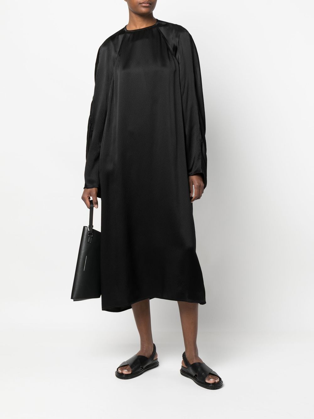 Sofie D'hoore long-sleeved Silk Maxi Dress - Farfetch