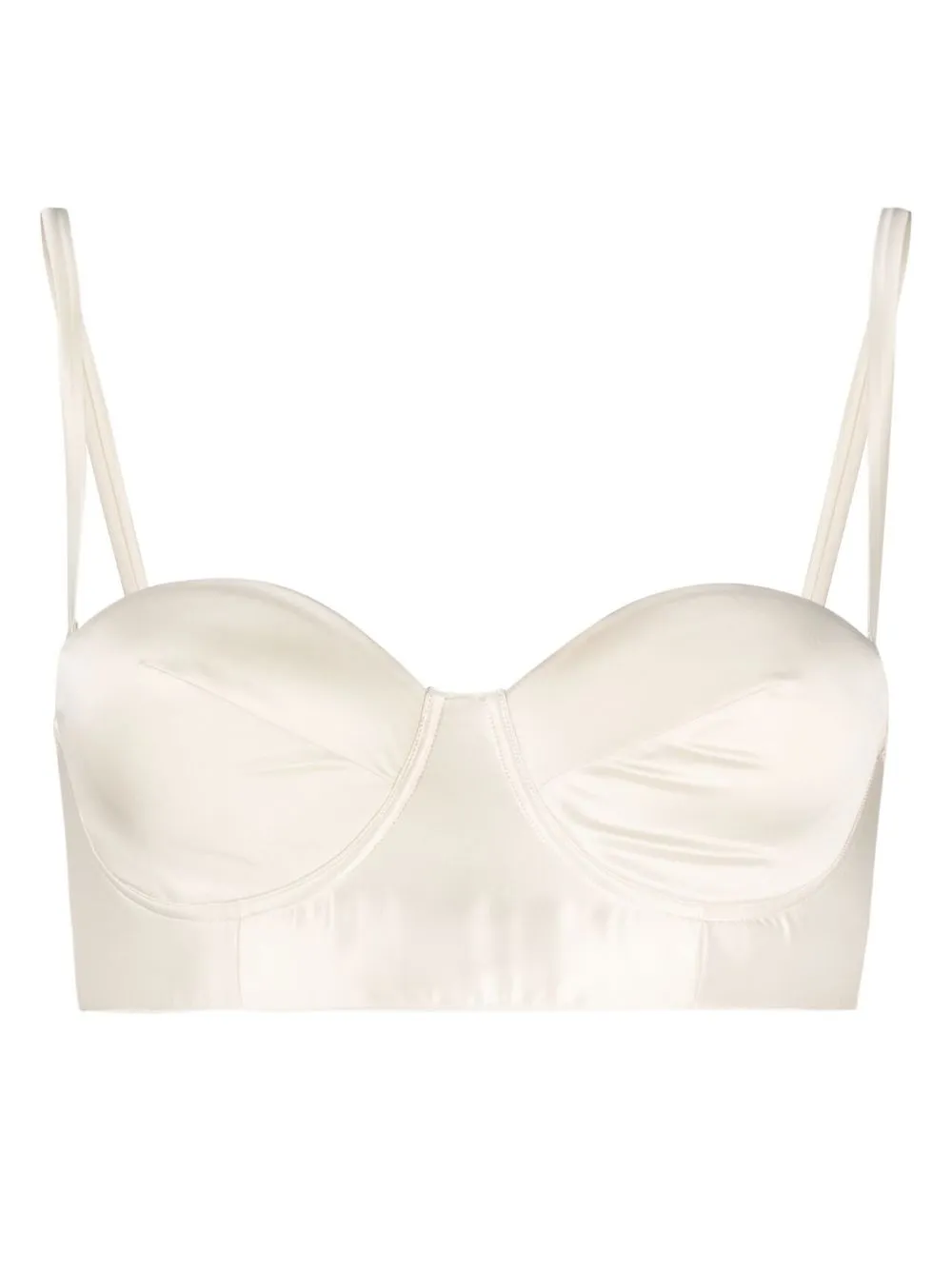 

ERES bustier capitonado Caresses - Blanco