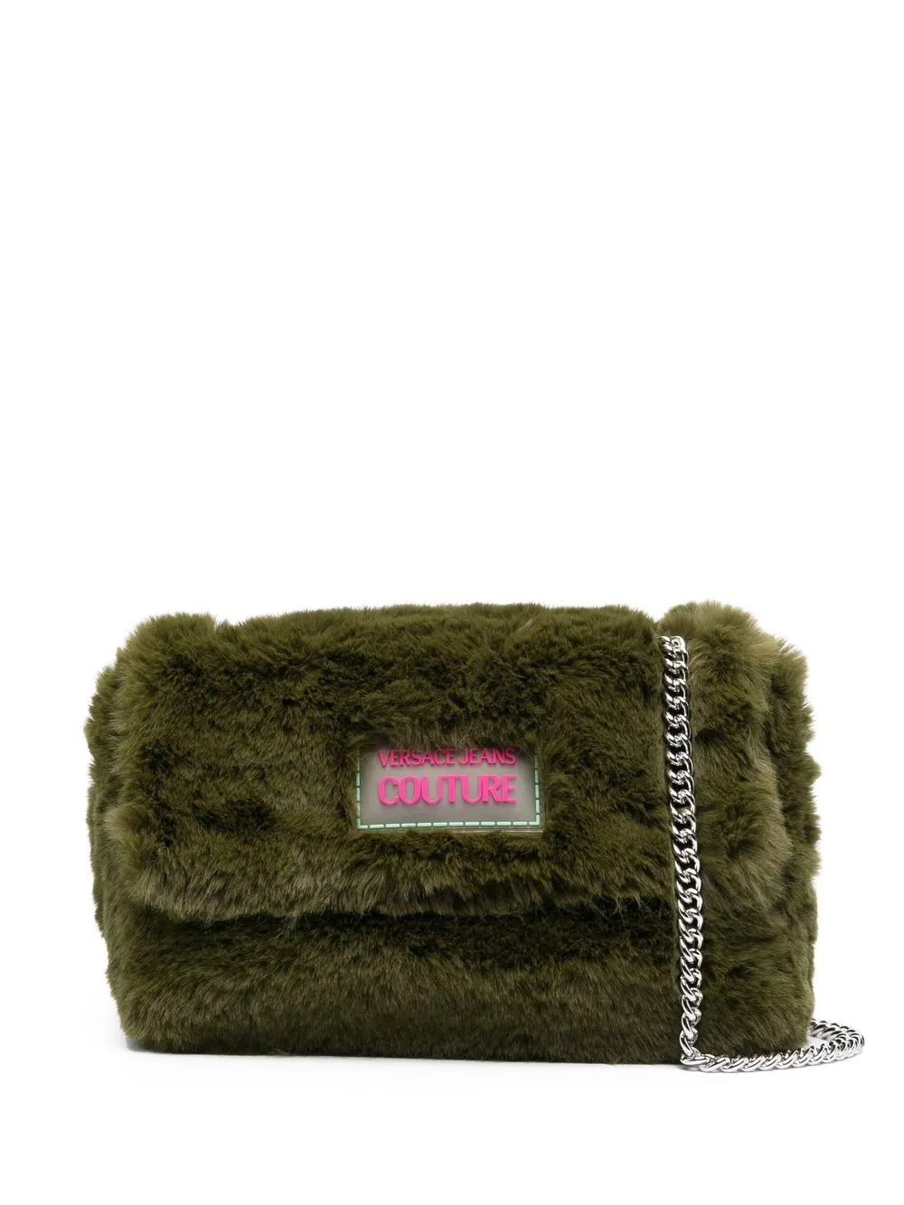 

Versace Jeans Couture logo-plaque crossbody bag - Green