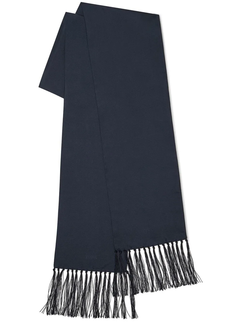 Zegna fringedetail Silk Scarf Farfetch