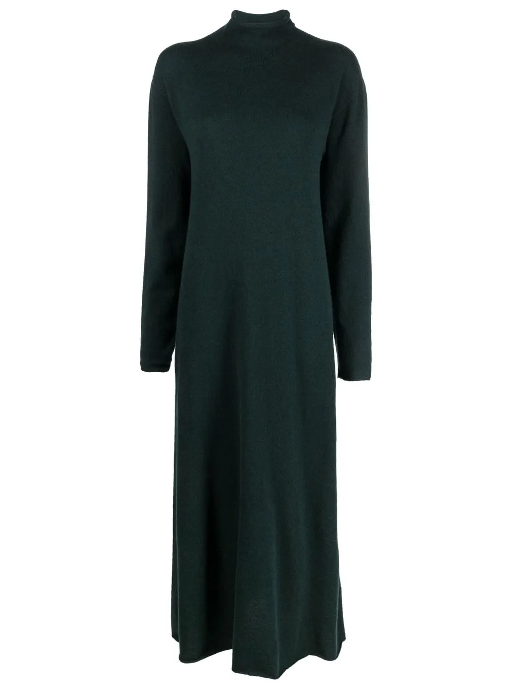 

Jil Sander + maxi high-neck cashmere dress - Green