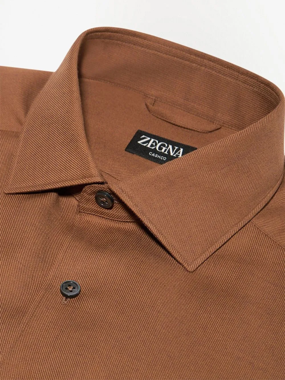 ZEGNA BUTTON-DOWN FASTENING SHIRT