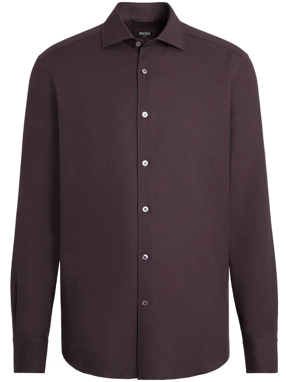 

Zegna Cashco long-sleeve button-up shirt - Purple