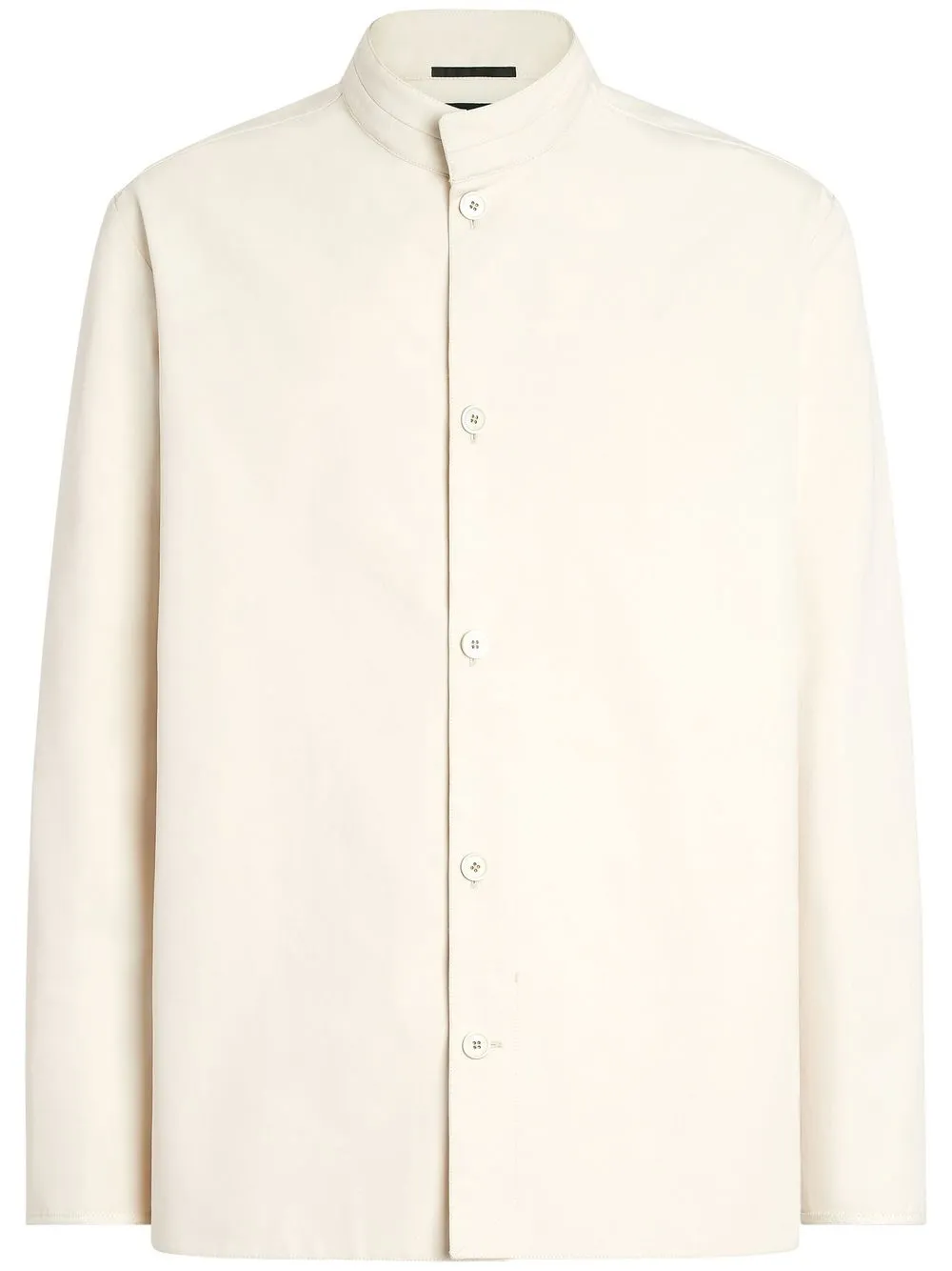 

Zegna camisa manga larga con botones - Blanco