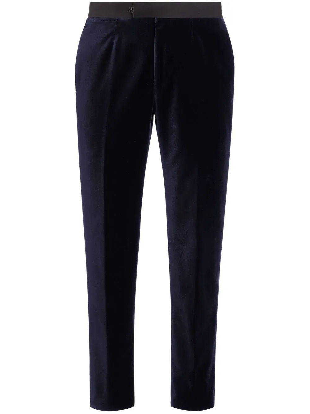 

Zegna pantalones con pretina en contraste - Negro